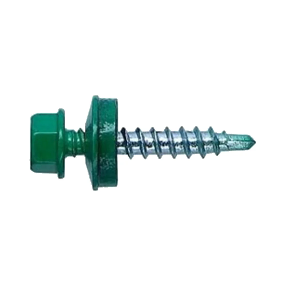 Кровельный саморез Kenner 4,8х35 RAL6002 зелёный (3000 шт.) ск356002