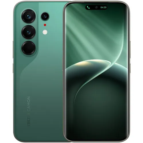 6.78" Смартфон TECNO Camon 50 Ultra 5G 12/256Gb, NFC, AMOLED, 144Гц, 6500мAч, зеленый