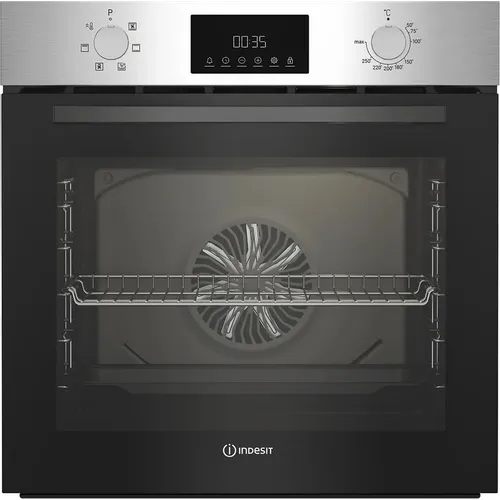Духовой шкаф электрический Indesit IBFTE 2434 IX, 72л, дверца с 2 стеклами, нержавеющая сталь