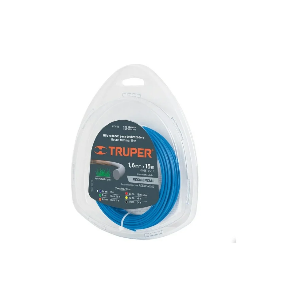 Леска для триммера Truper HTA-65 17605