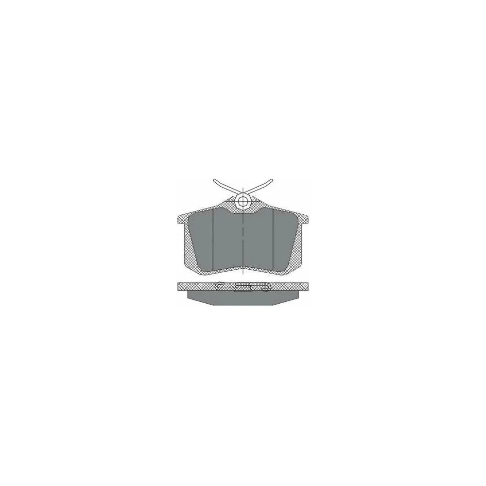 Колодки тормозные SCT SP113