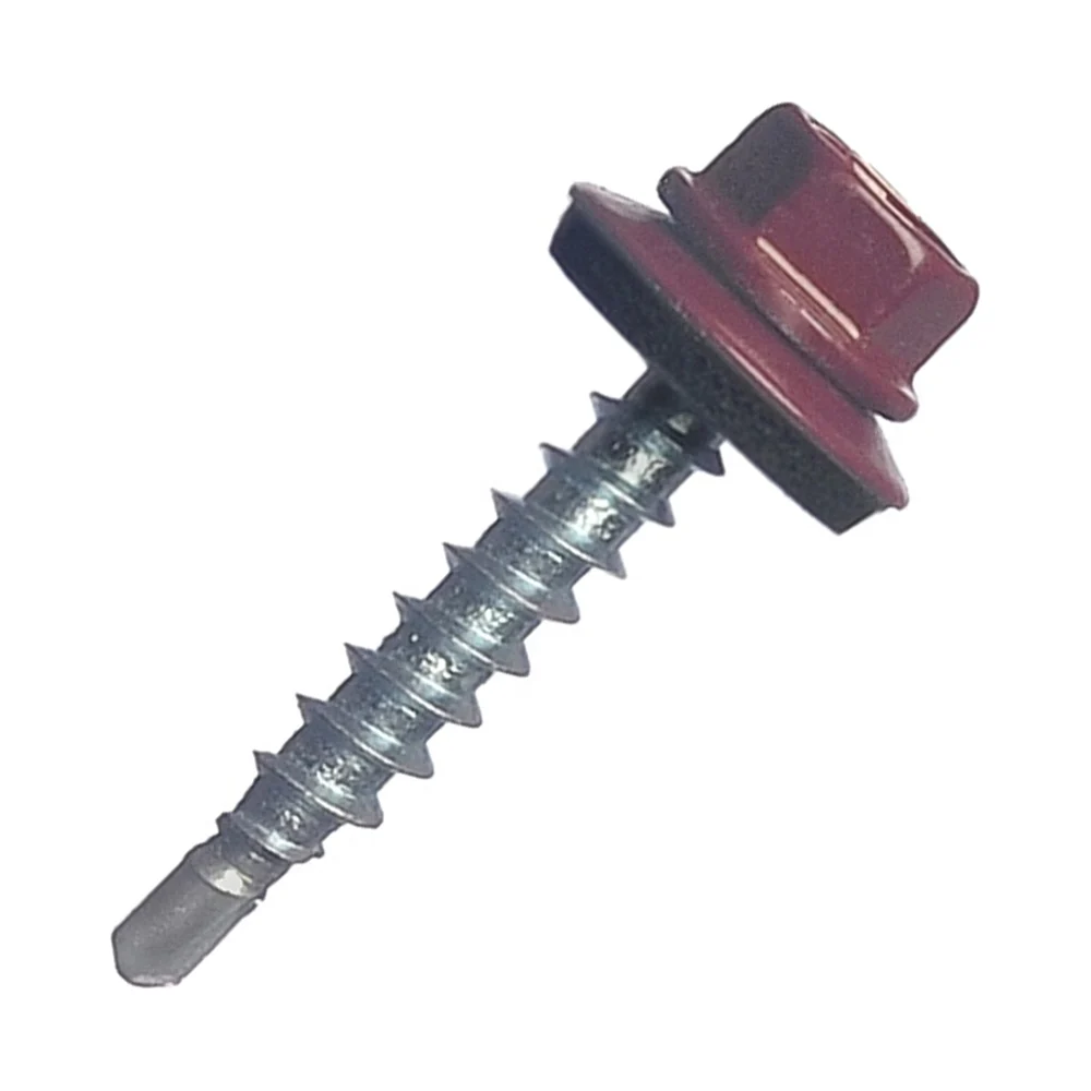 Кровельный саморез МЕТАЛЛСЕРВИС 4.8x29 RAL 3005 200 шт. 1220531