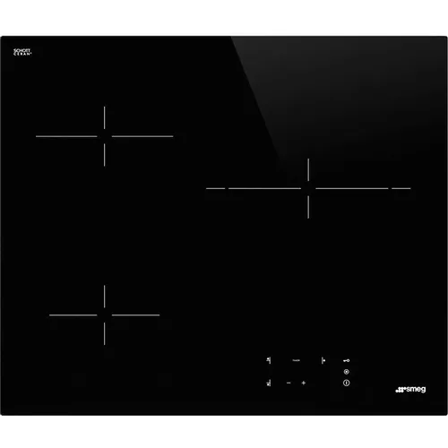Электрическая варочная поверхность SMEG SE263TD1, конфорок: 3 шт., стеклокерамика, независимая, черный