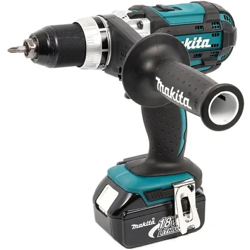 Ударная дрель-шуруповерт Makita DHP451RFE, 3Ач, с двумя аккумуляторами