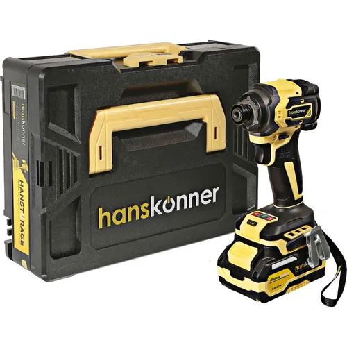 Ударный гайковерт HANSKONNER HCD20280BLC, 4Ач, с одним аккумулятором