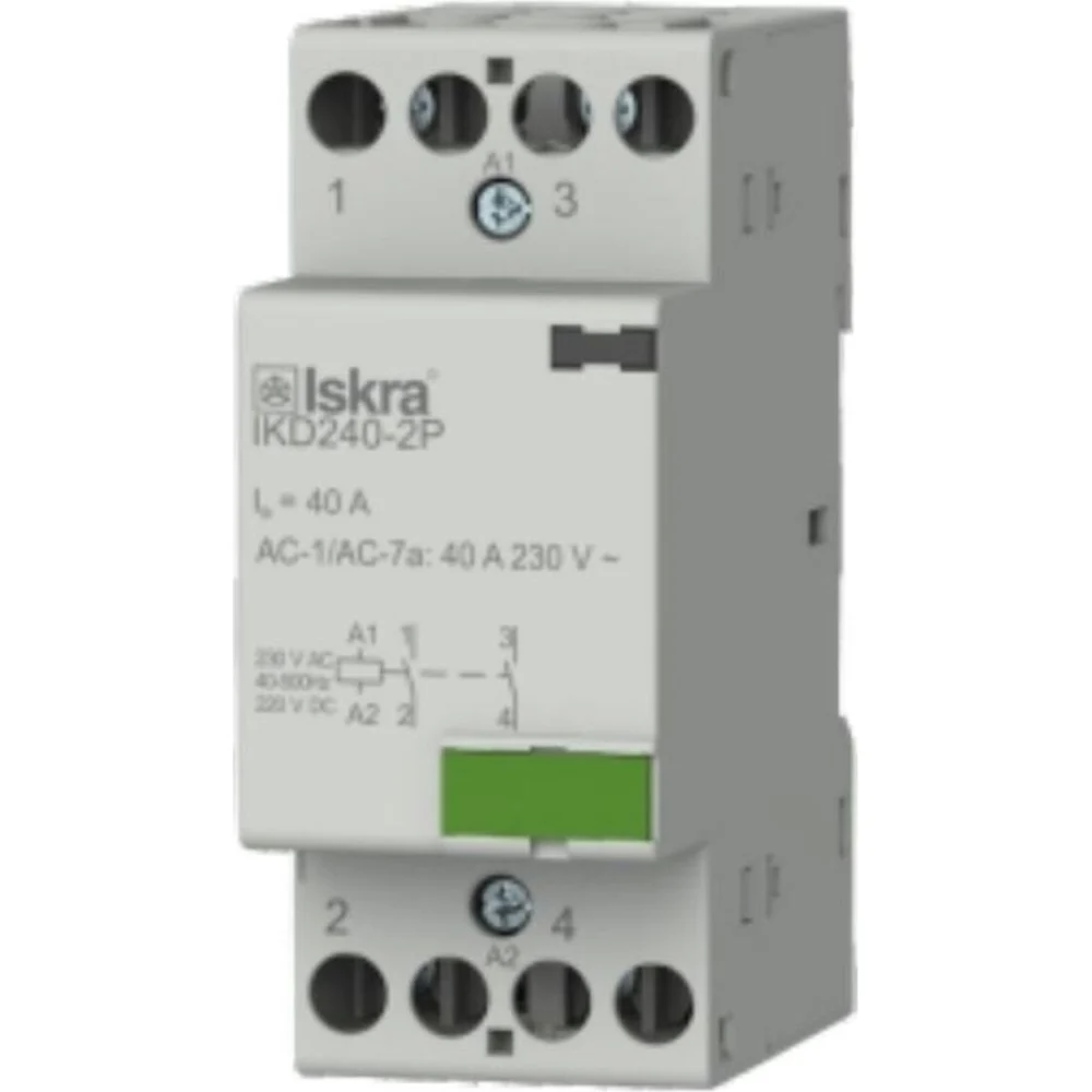 Модульный контактор iskra IKD240-2P/230/220V УТ-00019642