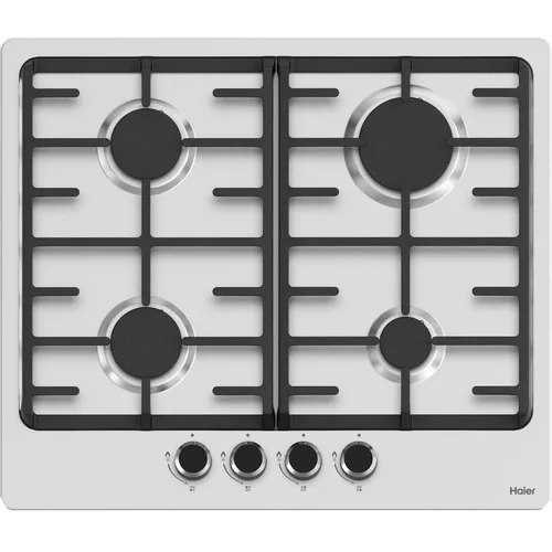 Газовая варочная панель HAIER HHX-M64CNX, 4 конфорки, нержавеющая сталь, серебристый