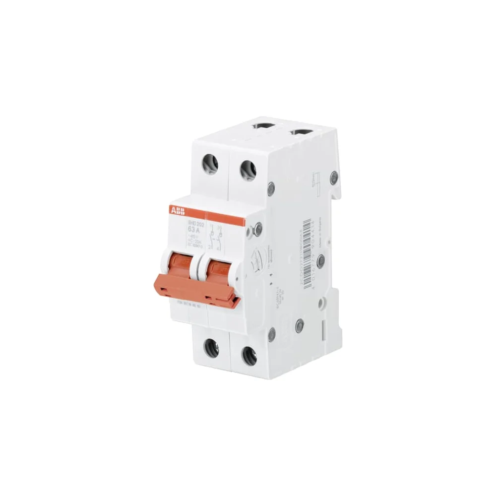 Двухполюсной рубильник ABB SD202/63 2CDD282101R0063