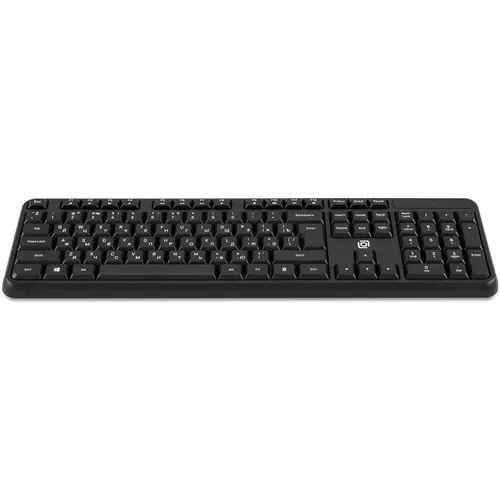 Клавиатура Oklick K888W, беспроводная, USB, Радиоканал, мембранная, с гравировкой, черный [2066181]