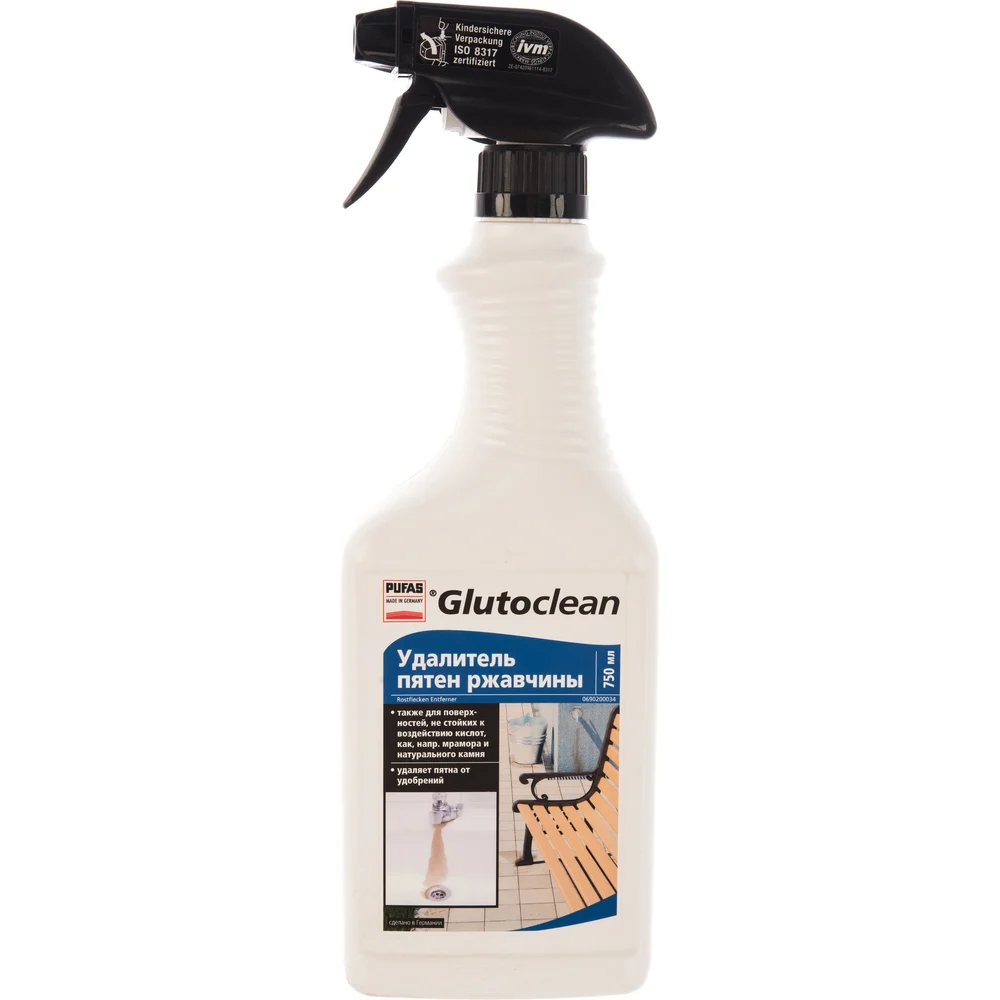 Удалитель пятен ржавчины Glutoclean Средства для чистки металла 390 380-R