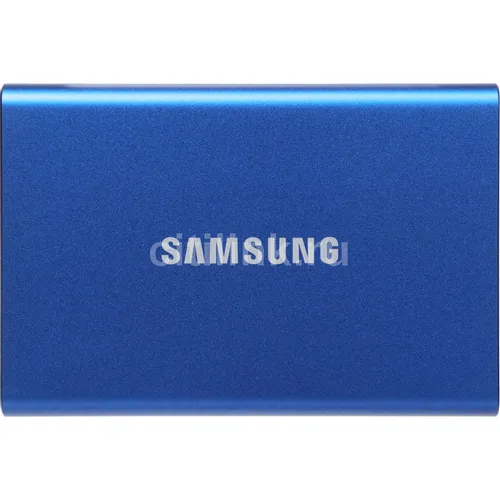 1ТБ Внешний диск SSD Samsung T7 MU-PC1T0H/WW, USB-C, запись - 1000МБ/с, чтение - 1050МБ/с, синий