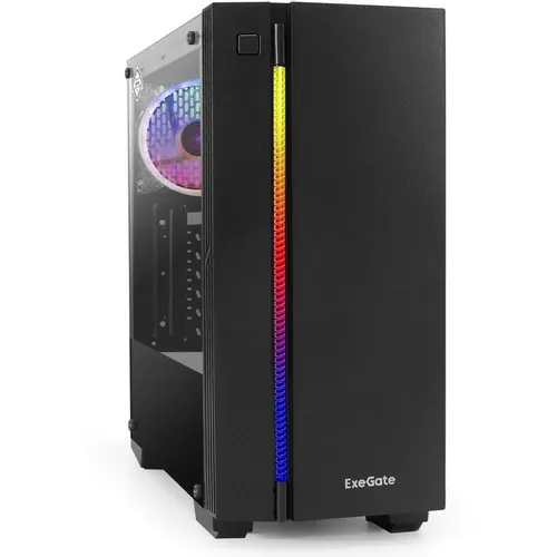 Корпус ATX EXEGATE Evo-9201, Midi-Tower, без БП, черный [ex283741rus]