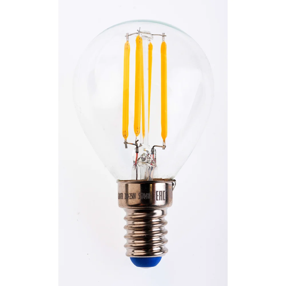 Диммируемая светодиодная лампа Uniel LED-G45-5W/NW/E14/CL/DIM GLA01TR UL-00002870