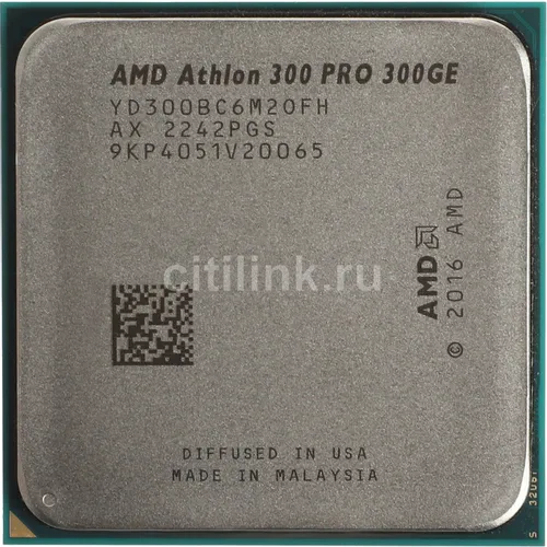 Процессор AMD Athlon Pro 300GE, AM4, OEM [yd300bc6m2ofh]