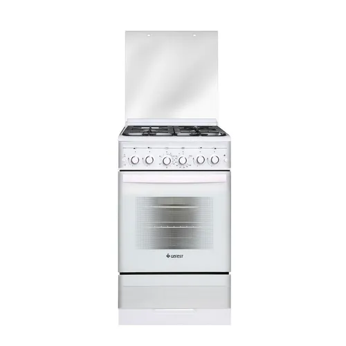 Газовая плита GEFEST ПГ 5300-02 0040, газовая духовка, чугун, белый