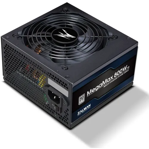 Блок питания Zalman ZM800-TXII V2, 800Вт, 80 PLUS WHITE, 120мм, черный, retail