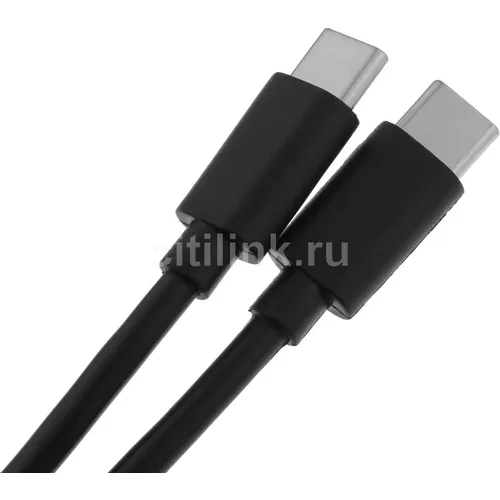Кабель KINGPRICE KP-USBCC-3A-1m, USB Type-C (m) - USB Type-C (m), 1м, 3A, черный
