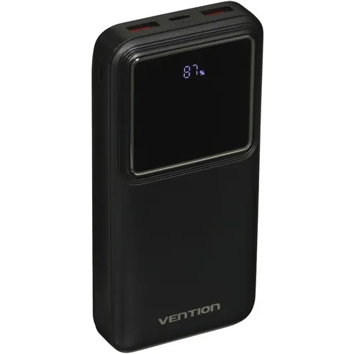 Внешний аккумулятор (Power Bank) VENTION FHLB0, 20000мAч, черный