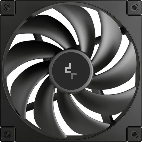 Вентилятор DeepCool FD14 140мм, 4-pin, 1650об/мин, 25.6 дБ, черный, Ret [r-fd14-bknpn1-g]