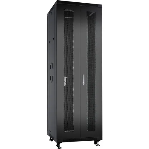 Шкаф серверный CABEUS ND-05C-42U60/120-BK напольный, перфорированная двустворчатая передняя дверь, 42U, 800x2055x1200 мм