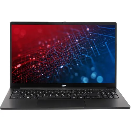Ноутбук iRU Strato 15ALID4, 15.6", 2026, IPS, Intel Core i5 13500H 2.6ГГц, 12-ядерный, 8ГБ 256ГБ SSD, Intel UHD Graphics, без операционной системы, черный [2168043]
