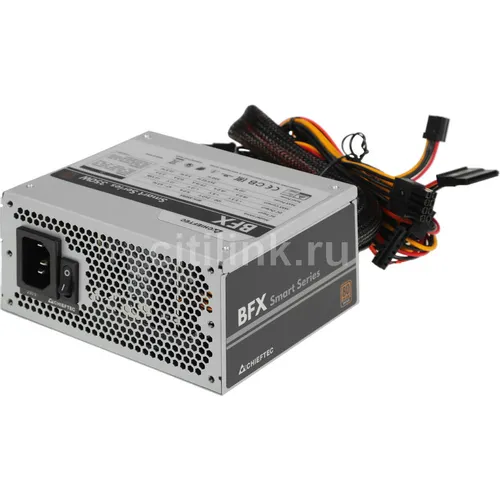 Блок питания CHIEFTEC Smart BFX-350BS, 350Вт, 80 PLUS BRONZE, 90мм, серый