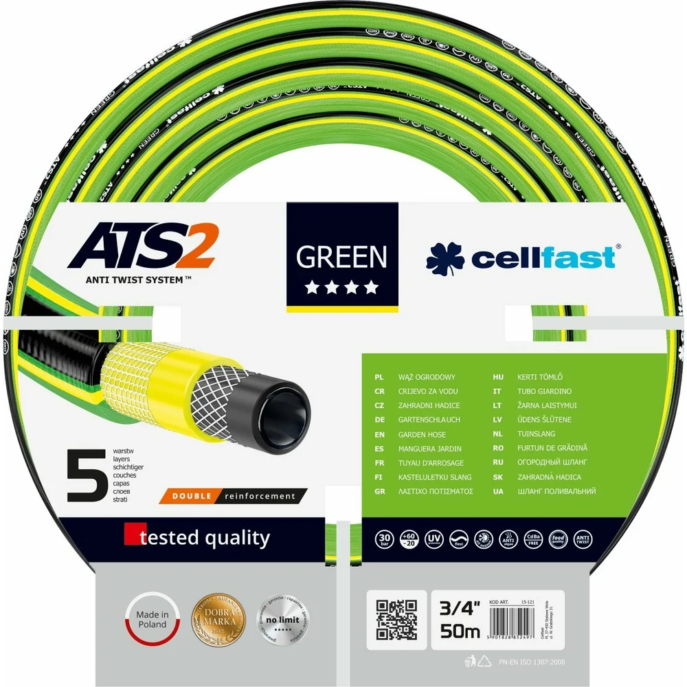 Садовый шланг Cellfast GREEN ATS2 15-121