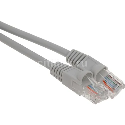 Патч-корд Buro UTP-5E-2M-G-LSZH UTP, кат.5E, 2м, серый
