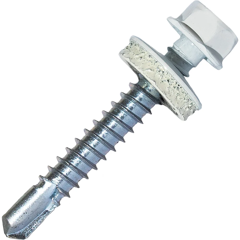 Самосверлящий винт HARDWEX ТМ HWX7-W-P9-5.5x38 мм. св.№3, RAL 9010 (150 шт.) 5190000240362