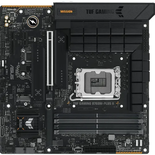 Материнская плата ASUS TUF GAMING B760M-PLUS II, Socket LGA 1700, Intel B760, mATX, Ret