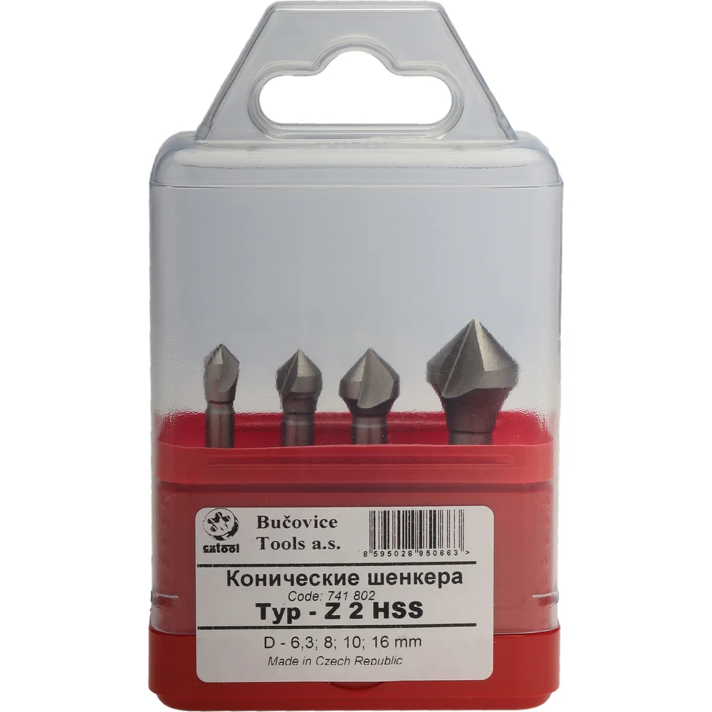 Набор зенковок Bucovice Tools 741802