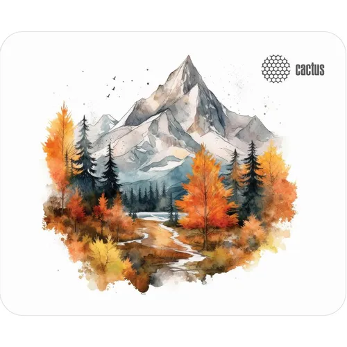 Коврик для мыши Cactus Autumn mountains ткань, 220х180х2мм [cs-mp-p10xs]