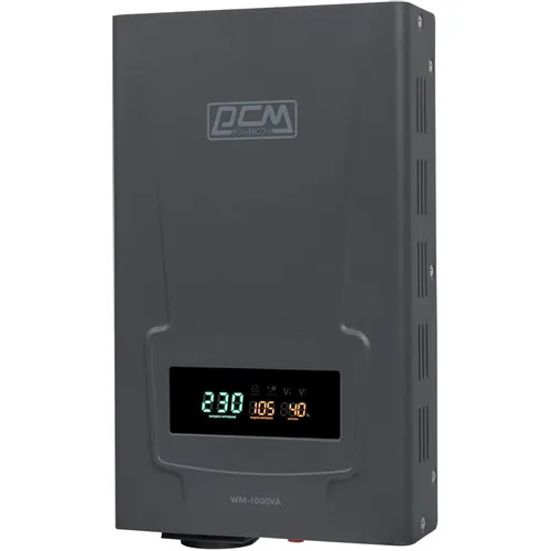 Стабилизатор напряжения POWERCOM WM-1000VA графитовый