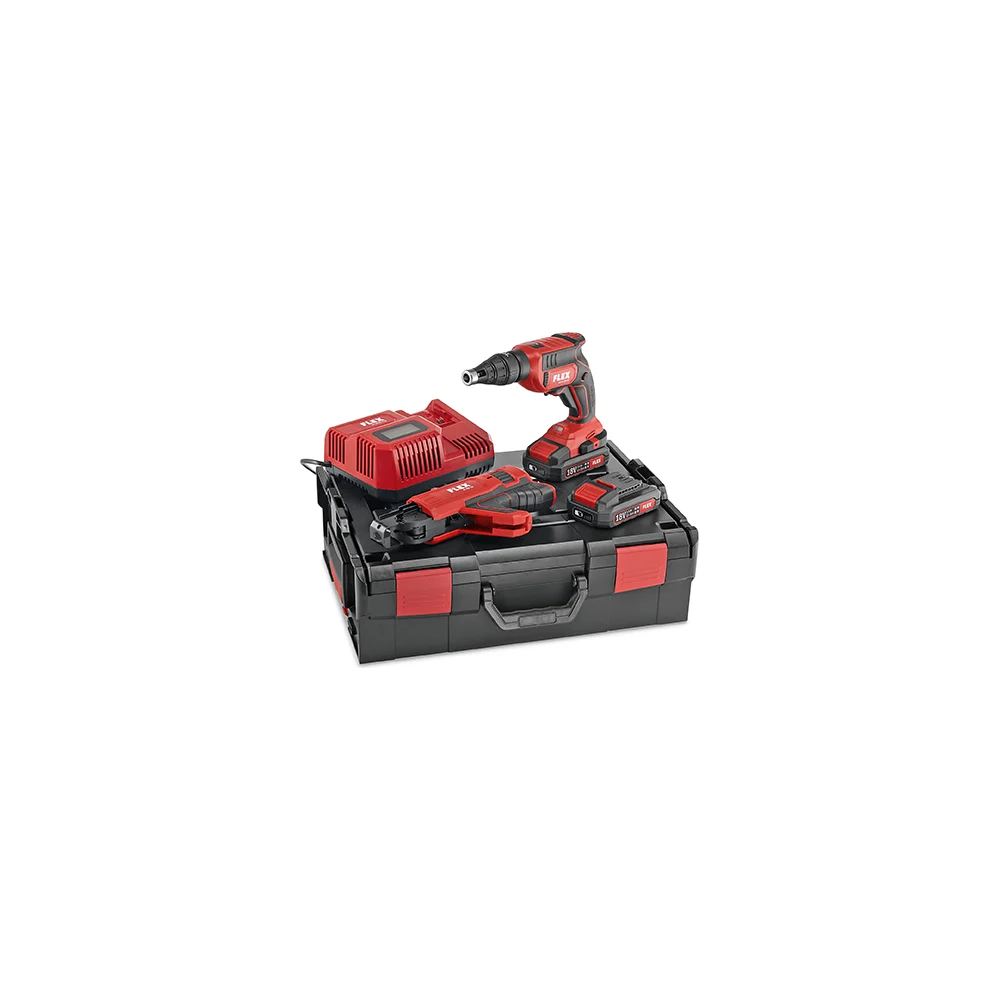 Аккумуляторный шуруповерт для гипсокартона FLEX DW 45 18.0-EC M/2.5 Set 466824