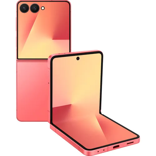 6.9" Смартфон Samsung Galaxy Z Flip7 12/512Gb, SM-F766B, NFC, AMOLED, 120Гц, 4300мAч, коралловый