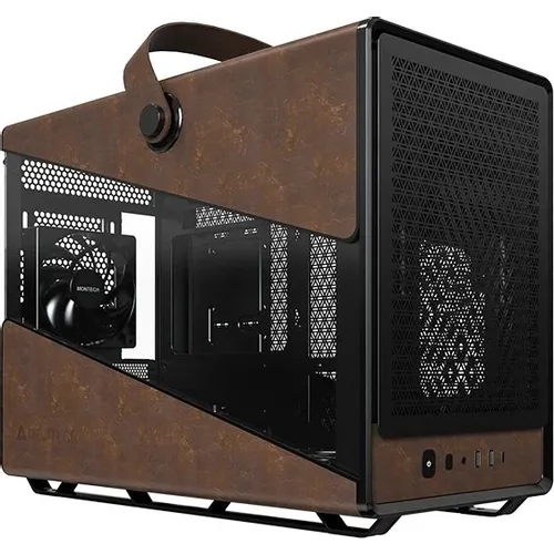Корпус mATX MONTECH Heritage PRO (B), Mini-Tower, без БП, черный