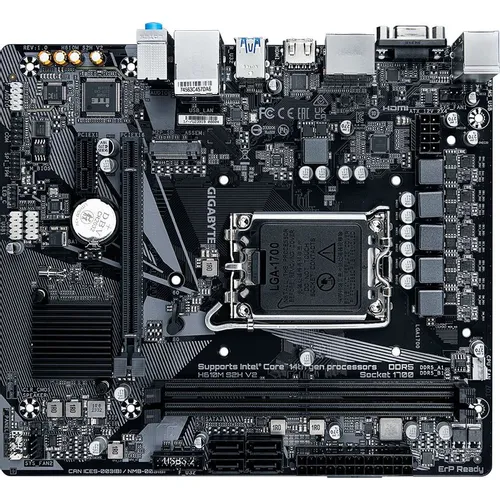 Материнская плата Gigabyte H610M S2H V2, Socket LGA 1700, Intel H610, mATX, Ret