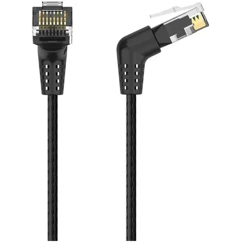 Кабель VENTION IBOBN, RJ-45 (m) (угловой) - RJ-45 (m) (угловой), 15м, черный