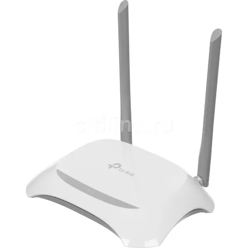 Wi-Fi роутер TP-LINK TL-WR840N, Wi-Fi 4, N300, 2.4ГГц, 4 LAN, белый