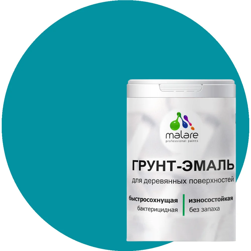 Матовая грунт-эмаль для деревянных поверхностей MALARE 2036754372177