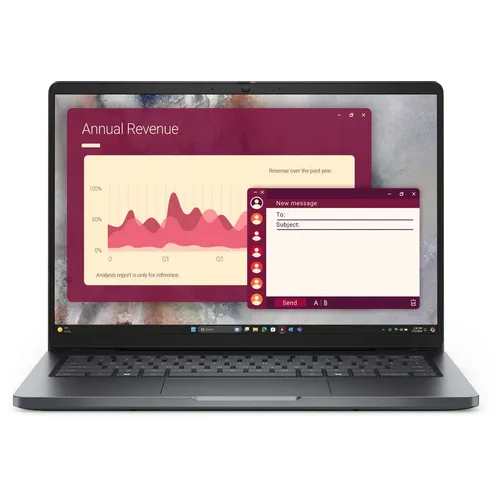 Ноутбук Dell Pro 14 PC14250, 14", IPS, Intel Core Ultra 7 265U 2.1ГГц, 12-ядерный, 32ГБ DDR5, 1ТБ SSD, Intel Graphics, Linux, серый [pro14-7315]