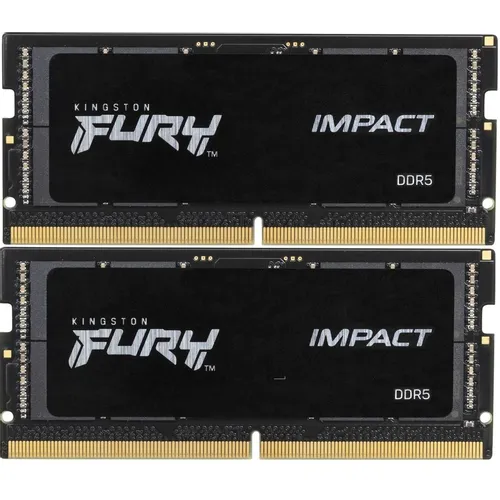 Оперативная память Kingston Fury Impact KF548S38IBK2-64 DDR5 - 2x 32ГБ 4800МГц, для ноутбуков (SO-DIMM), Ret