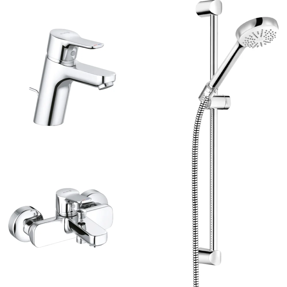 Набор смесителей для ванны Kludi Pure&EASY KL376850565