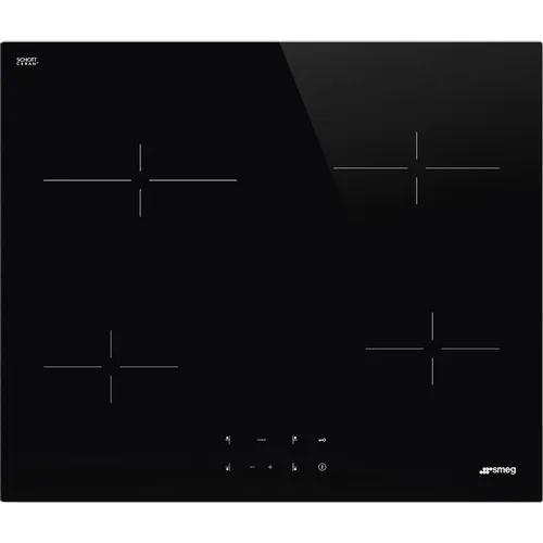 Электрическая варочная поверхность SMEG SE264TD1, конфорок: 4 шт., стеклокерамика, независимая, черный