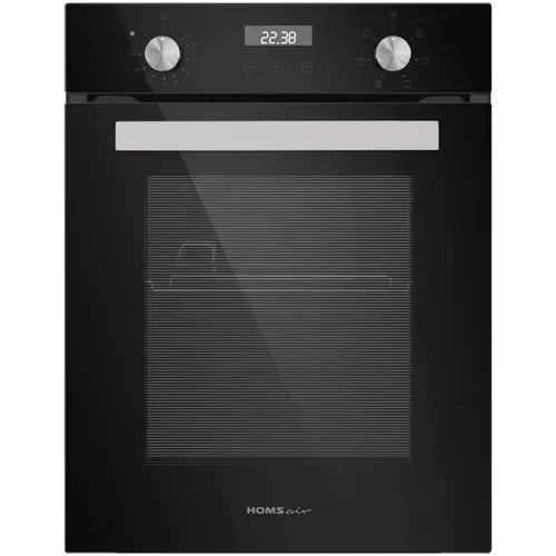 Духовой шкаф электрический HOMSAIR OEM451BK, 51л, дверца с 2 стеклами, черный