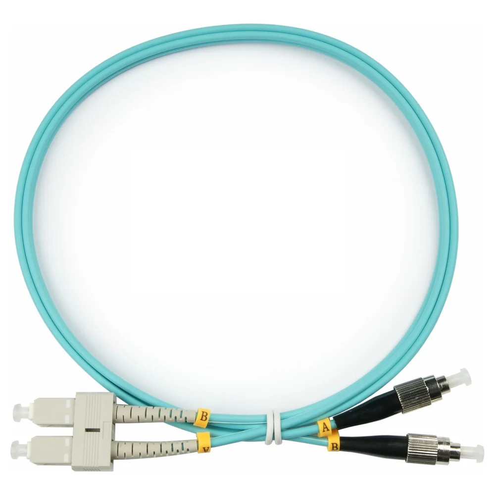 Дуплексный оптический патч-корд TopLan DPC-TOP-OM3-FC/P-SC/P-1.5