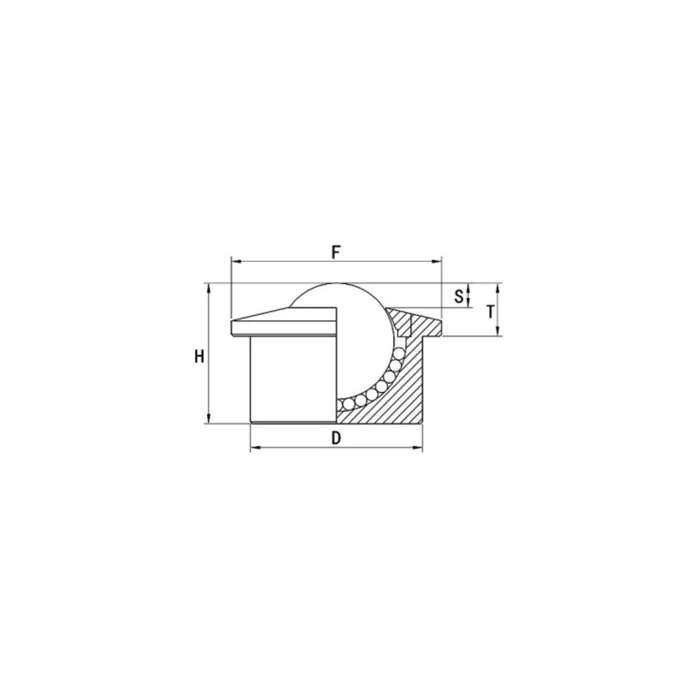 Шариковая опора ISKRA SP8 BS/CS SP8BSCS-ISKRA