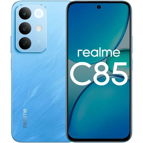 6.8" Смартфон REALME C85 8/256Gb, RMX5566, NFC, IPS, 144Гц, 7000мAч, синий