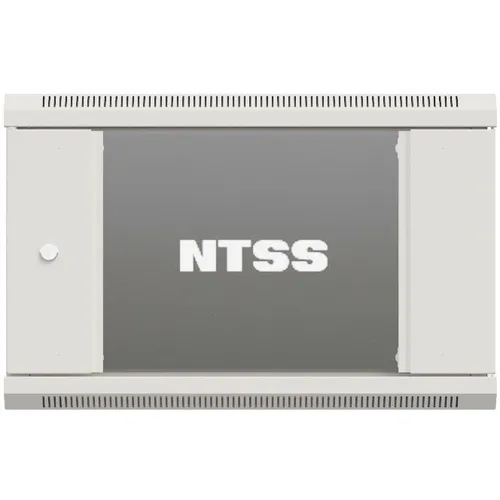 Шкаф коммутационный NTSS Премиум NTSS-W6U6045GS-2 настенный, стеклянная передняя дверь, 6U, 600x370x450 мм