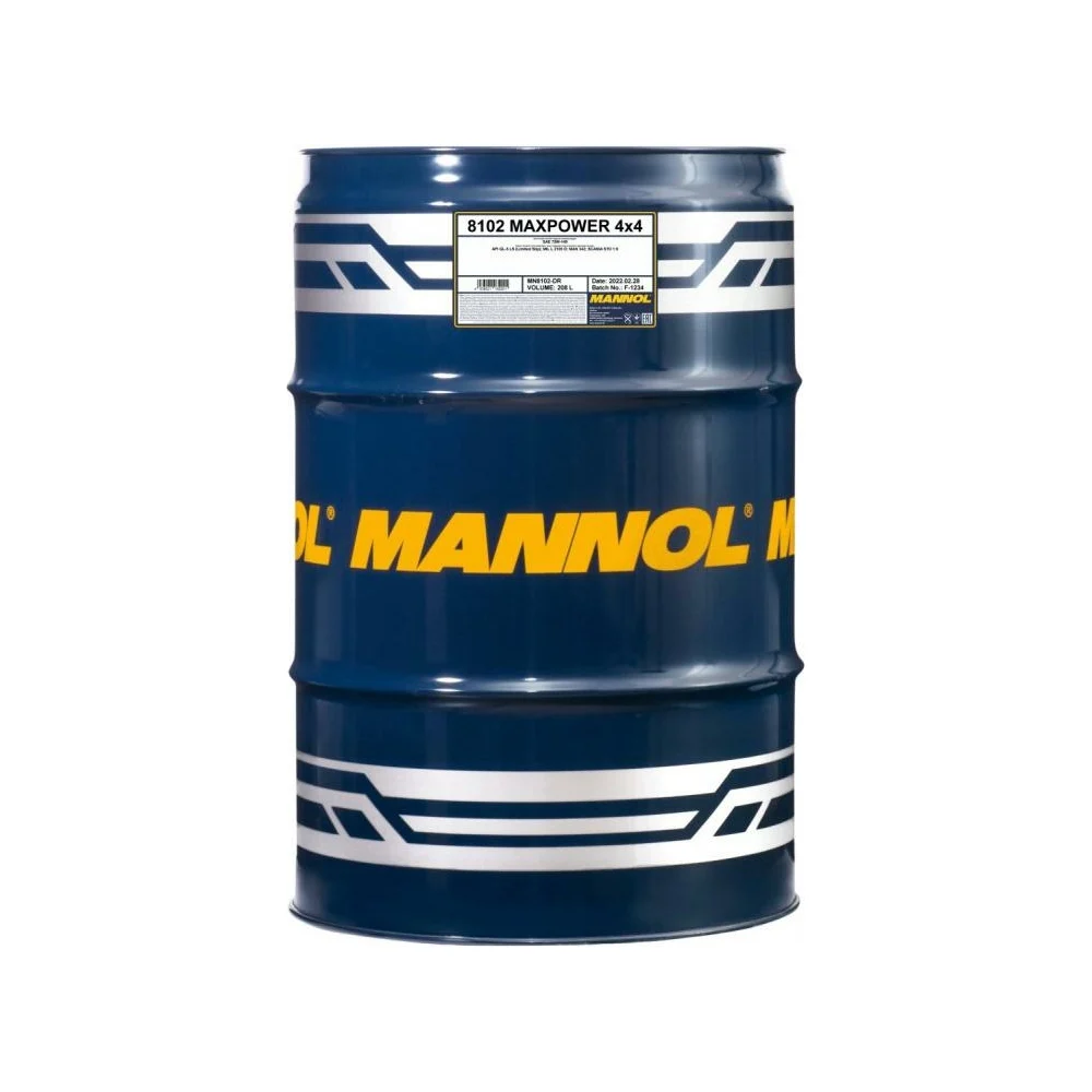 Синтетическое трансмиссионное масло MANNOL MAXPOWER 4x4 75W140 1499